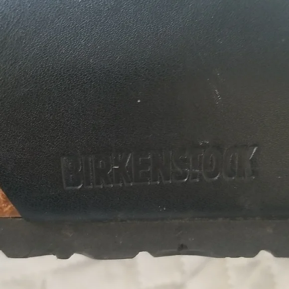 Birkenstock Black Leather Sandals - Picture 2 of 9